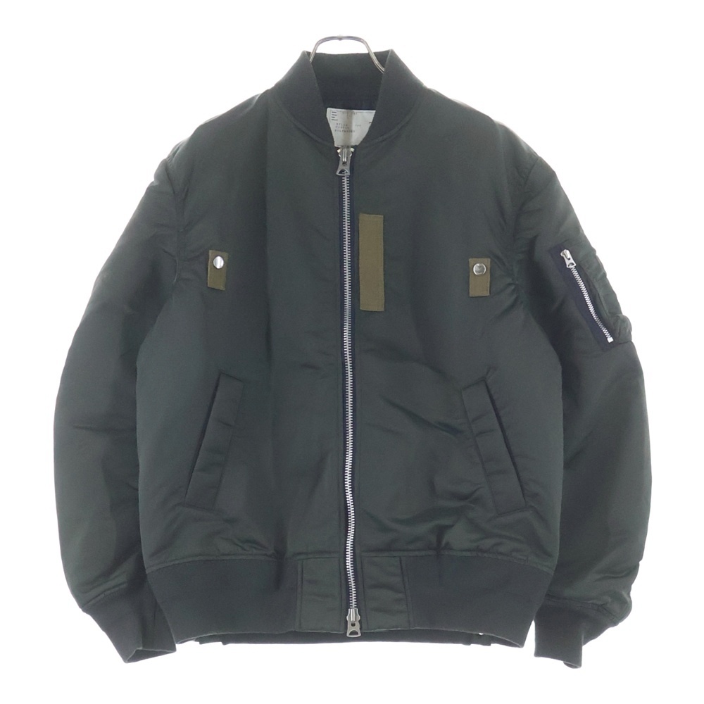 23AW Nylon Twill Blouson ナイロンツイルブルゾン フライトジャケットジャケット カーキ SCM-051 Bランク