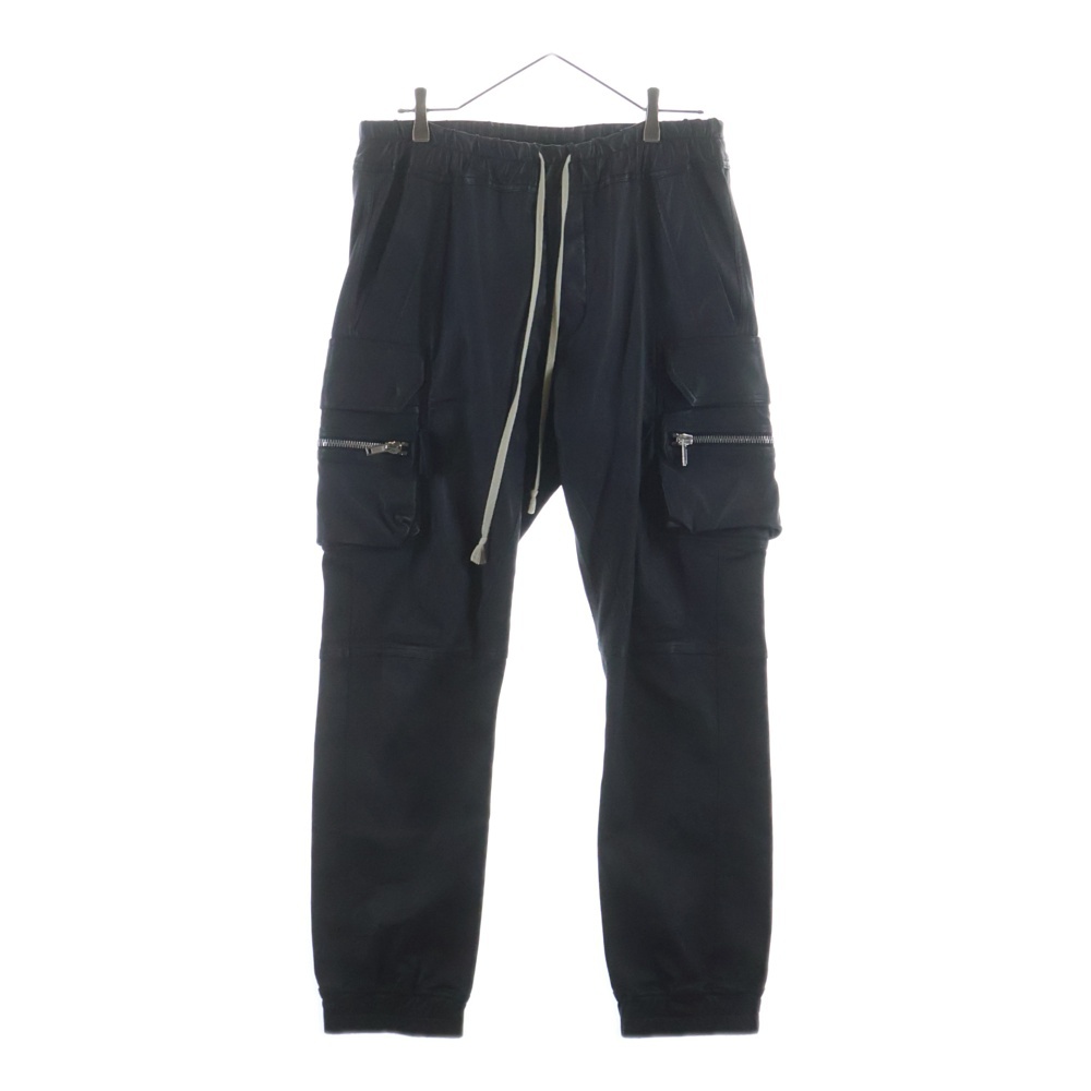 23AW MASTODON CARGO マストドン ラムレザーカーゴ パンツ ブラック RU01C4396-LS Bランク