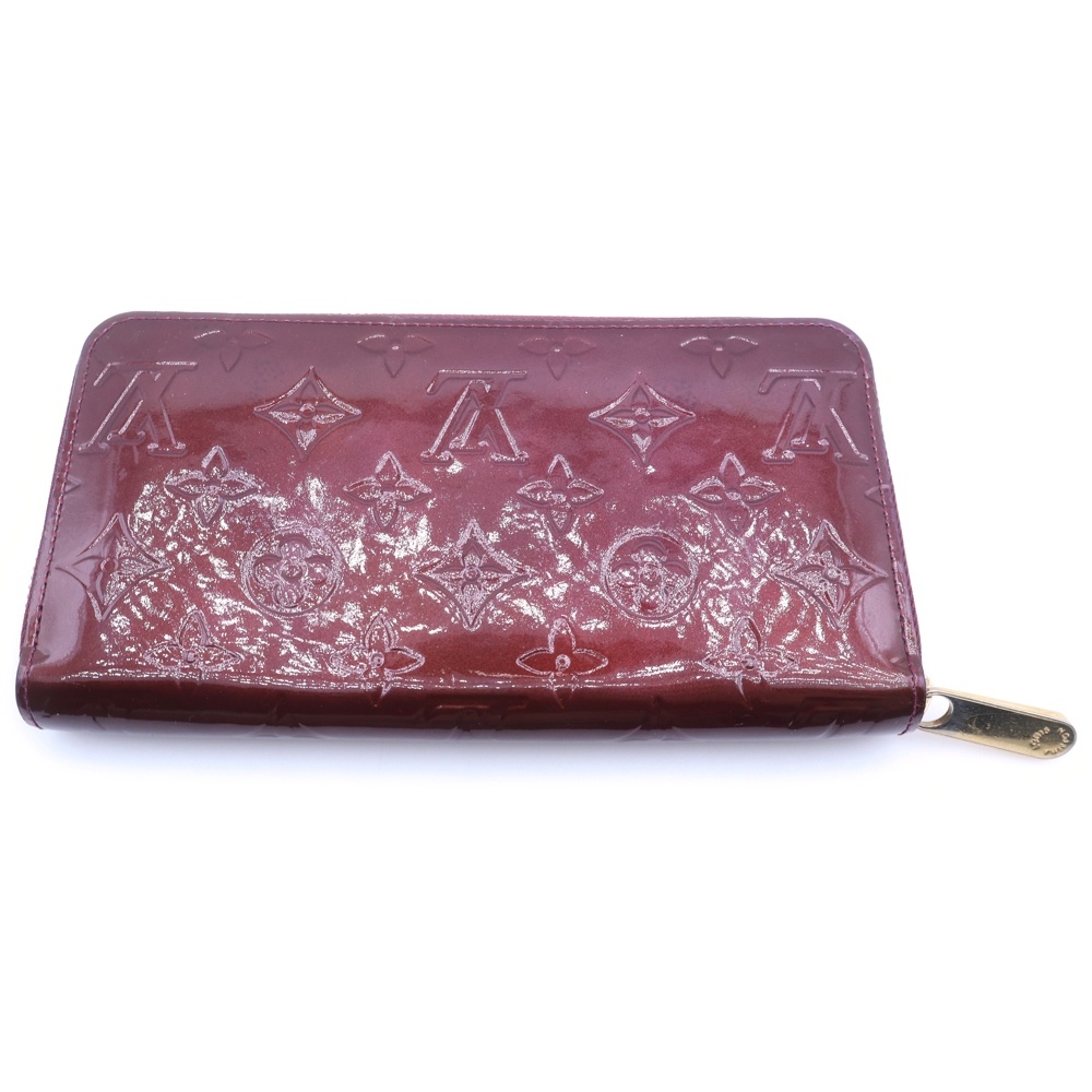 モノグラム ヴェルニ ジッピー ロングウォレット 長財布 レッド M91536 SP1181 Bランク