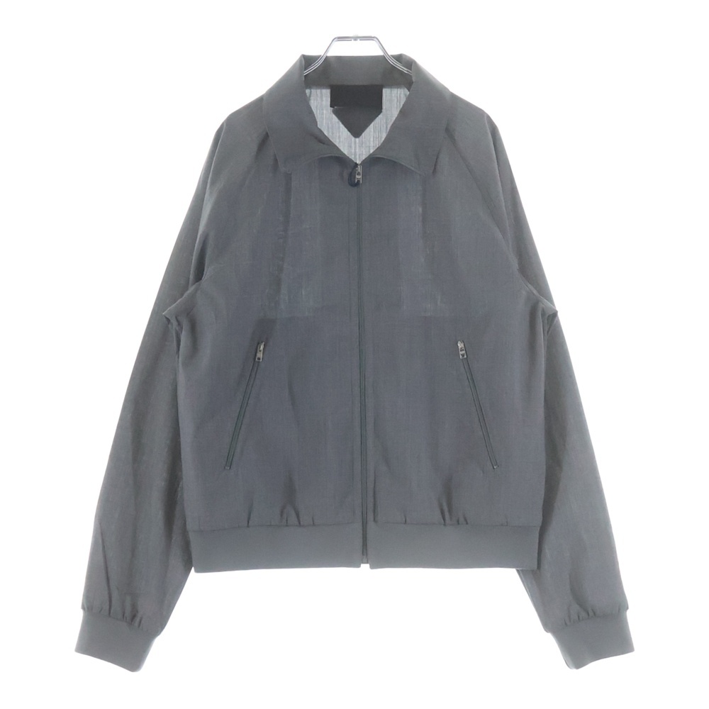 25SS LIHTWEIGHT WOOL BOMBER JACKET ライトウェイトウール ボンバージャケット ジップアップブルゾン グレー SGC874 Sランク