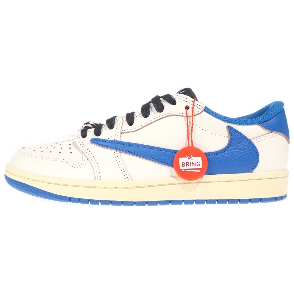 ×TRAVIS SCOTT FRAGMENT DESIGN AIR JORDAN 1 LOW トラヴィススコット フラグメント エアジョーダン 1 ローカットスニーカー US8.5/26.5cm DM7866-104 Sランク