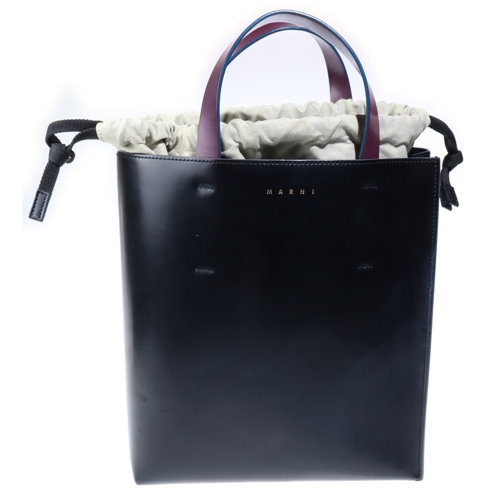 MUSEO ミュゼオ 2WAY レザー ショルダーバッグ ハンドバッグ ブラック SHMPV01TY0LV639 Bランク