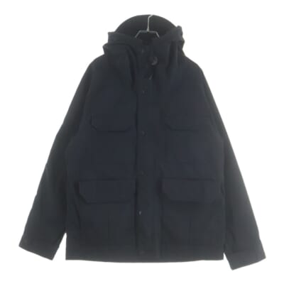 65/35 Mountain Parka マウンテンパーカー フーデッド ジップアップジャケット ブラック NP2051N Bランク
