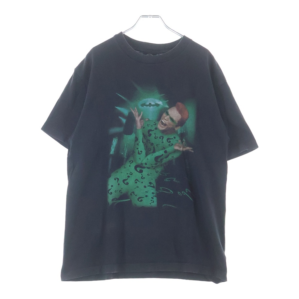 90S VINTAGE BATMAN FOREVER RIDDLER JIM CARREY 1995 TEE ヴィンテージ バットマンフォーエバー リドラー ジムキャリー プリントTシャツ 半袖クルーネック Bランク