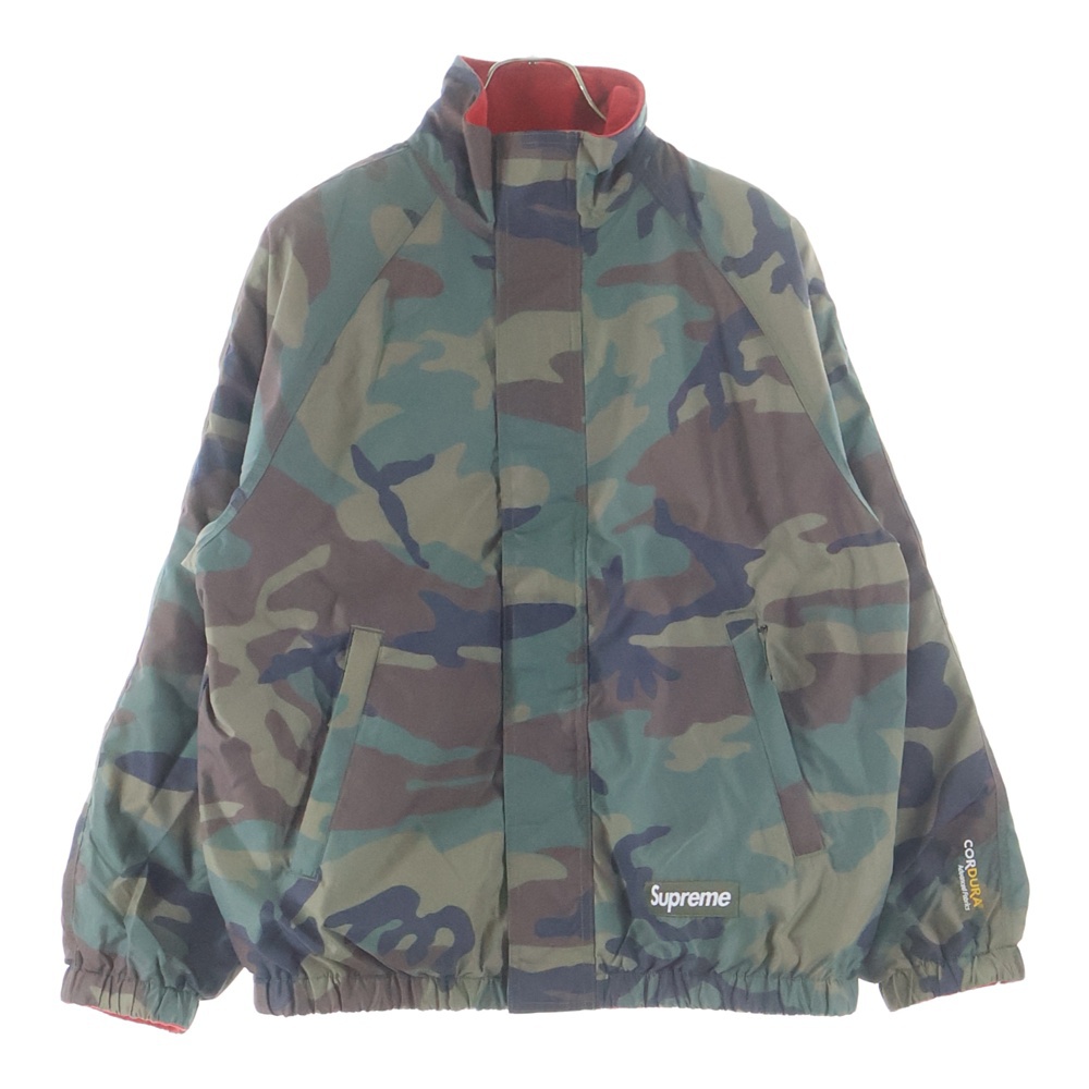 25AW Polartec Reversible Track Jacket ポーラテック リバーシブル ウッドランドカモ トラックジャケット カーキ Sランク