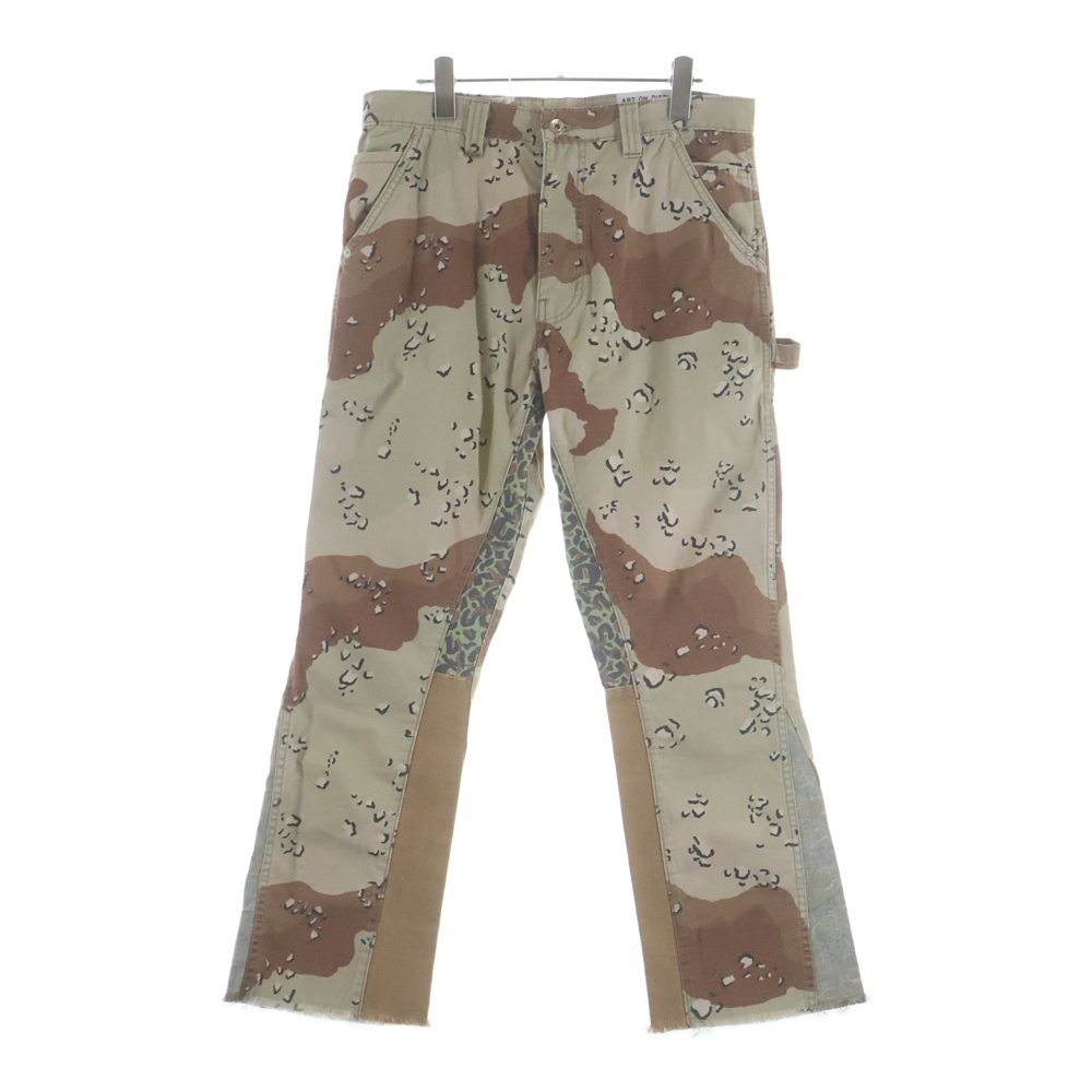 CHOCOLATE CHIP LA FLARE チョコレートチップ カモ柄 フレアパンツ カーキ LA-5365-F Aランク