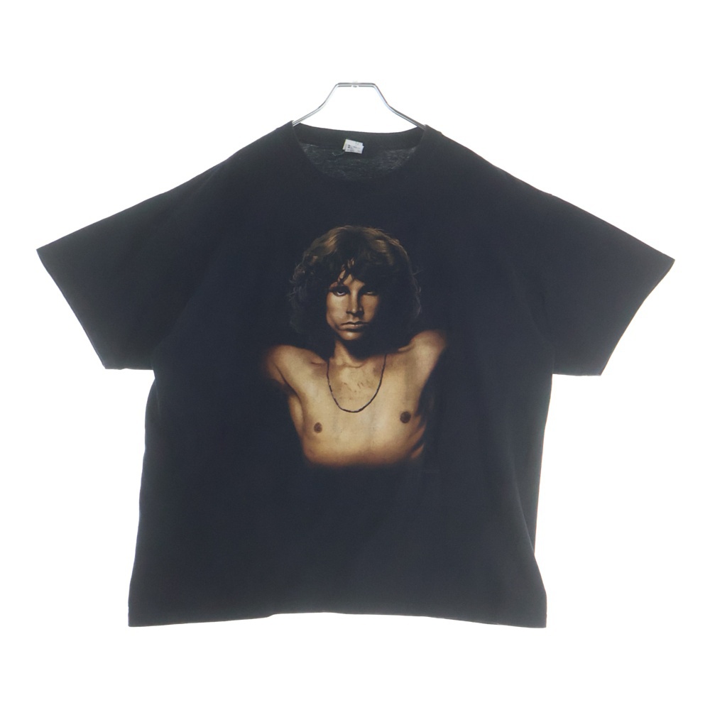 00S THE DOORS JIM MORRISON 2003 TEE ヴィンテージ ザドアーズ ジムモリソン プリントTシャツ 半袖クルーネックカットソー ブラック Bランク