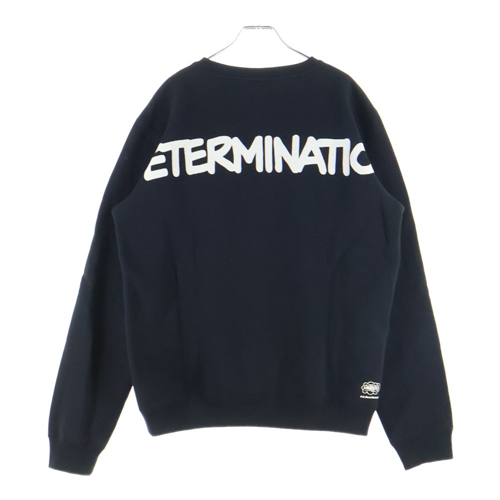 25AW CREWNECK SWEAT ロゴエンブロイダリー クルーネックスウェット トレーナー ブラック FCRB-252153 Bランク
