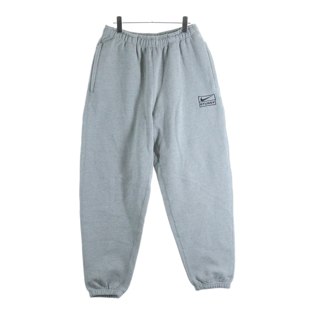 22SS ×STUSSY NRG WASHED FLEECE PANT ステューシー ウォッシュド フリース スウェットパンツ グレー DJ9490-063 Bランク