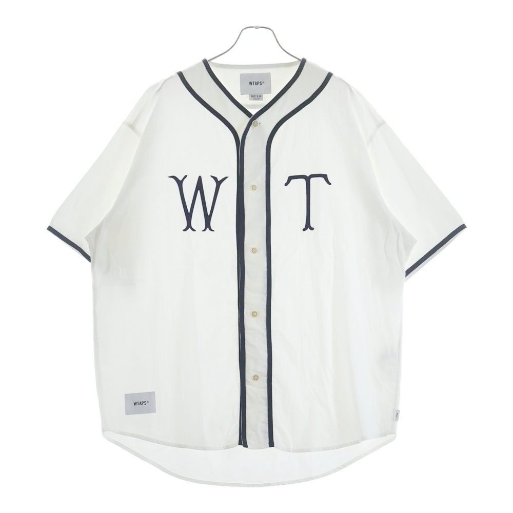 25SS LEAGUE SS COTTON WHITE リーグコットンベースボール コットン 半袖シャツ ホワイト 251TQDT-SHM09 Aランク