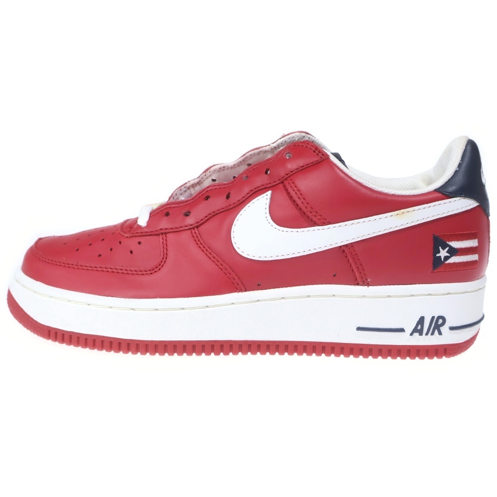 【観賞用2003年】AIR FORCE 1 LOW PUERTO RICO 4 エアフォース プエルトリコ ローカットスニーカー レッド US9/27cm 624040-641 Sランク