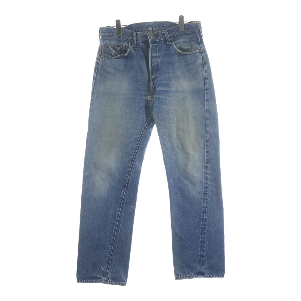 70S VINTAGE 501 ヴィンテージ 66後期 ボタン裏無刻印 スモールe ボタンフライデニムパンツ インディゴ Bランク
