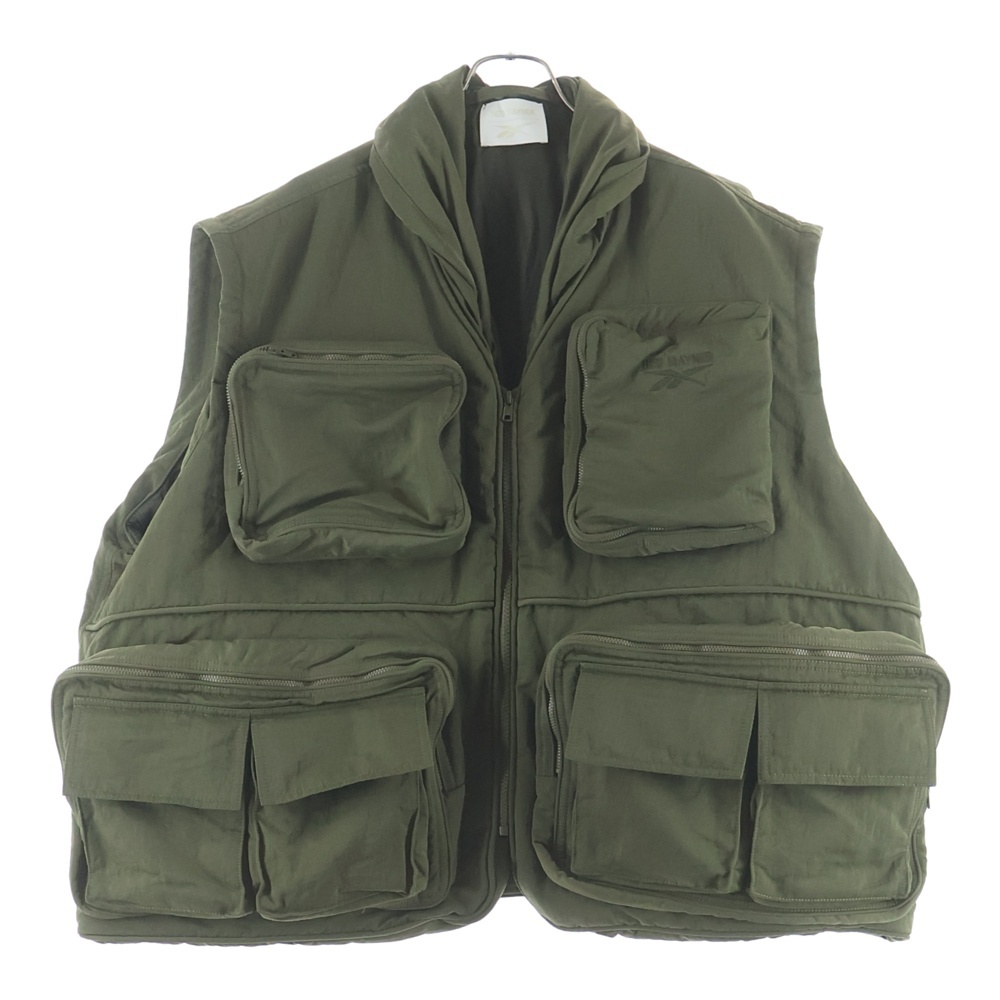×REEBOK POCKETED ARMY BEST リーボック ポケット アーミー ベスト カーキ RMEX003C99FAB0015600 Sランク