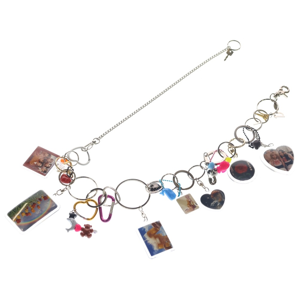 24AW ×ST COMPANY別注 7 WORDS KEYCHAIN エスティー 7ワード キーチェーン シルバー 24AW97ST11 Bランク