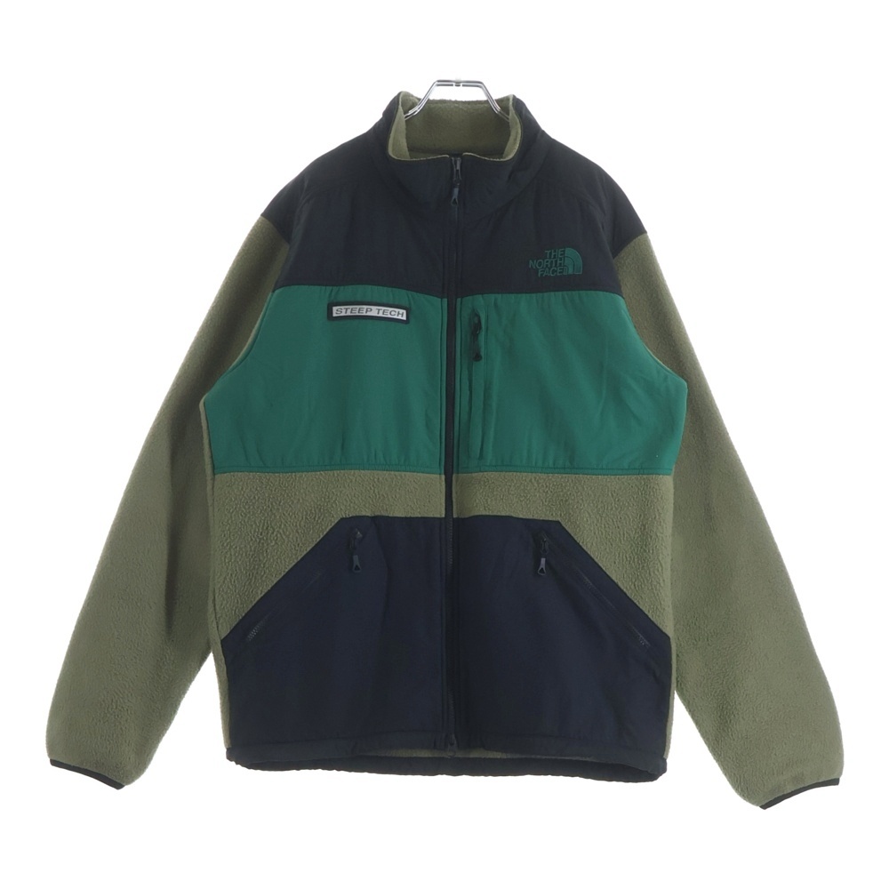 STEEP TECH ZIP FLEECE スティープ テック ジップアップフリースジャケット グリーン/ブラック NA62001 Bランク