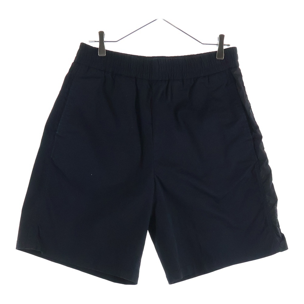 21SS PANTALONE サイドナイロン切り替え コットンハーフパンツ ショーツ ブラック G10912B71900 57448 Bランク