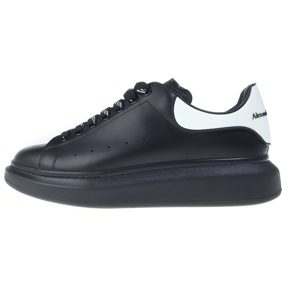 OVERSIZED SNEAKER オーバーサイズド バイカラー レザー ローカットスニーカー ブラック/ホワイト 625156 Bランク