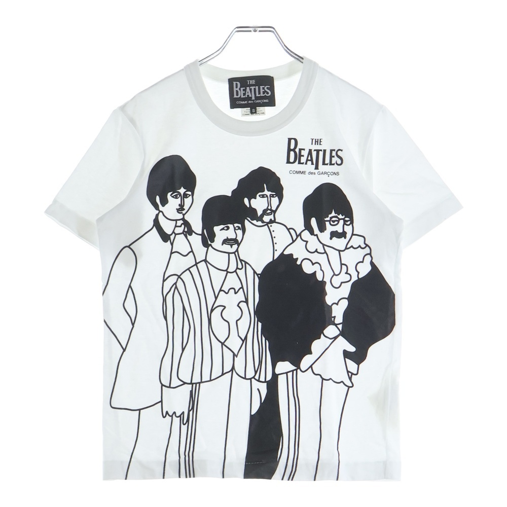 コムデギャルソン ×The Beatles ビートルズ フロントプリント クルー