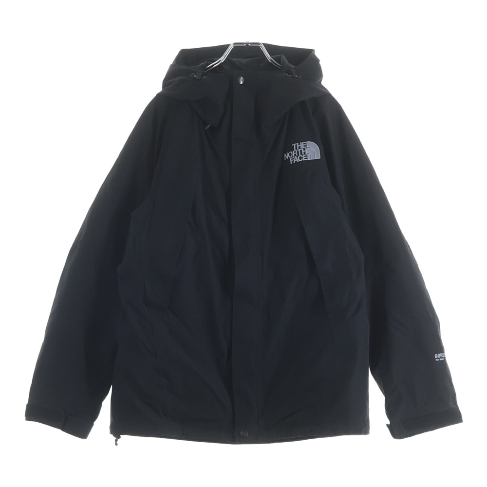 MOUNTAIN JACKET GORE-TEX ロゴエンブロイダリー ゴアテックス ジップアップ フーデッド マウンテン ナイロンジャケット ブラック NP15105 Bランク