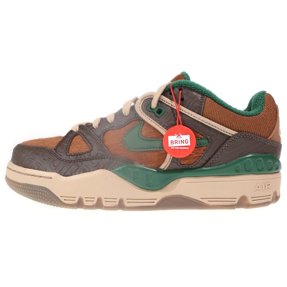 ×NIGO AIR FORCE 3 LOW SP HQ0260-201 ニゴー エアフォース3 ローカットスニーカー ブラウン US9/27cm Sランク