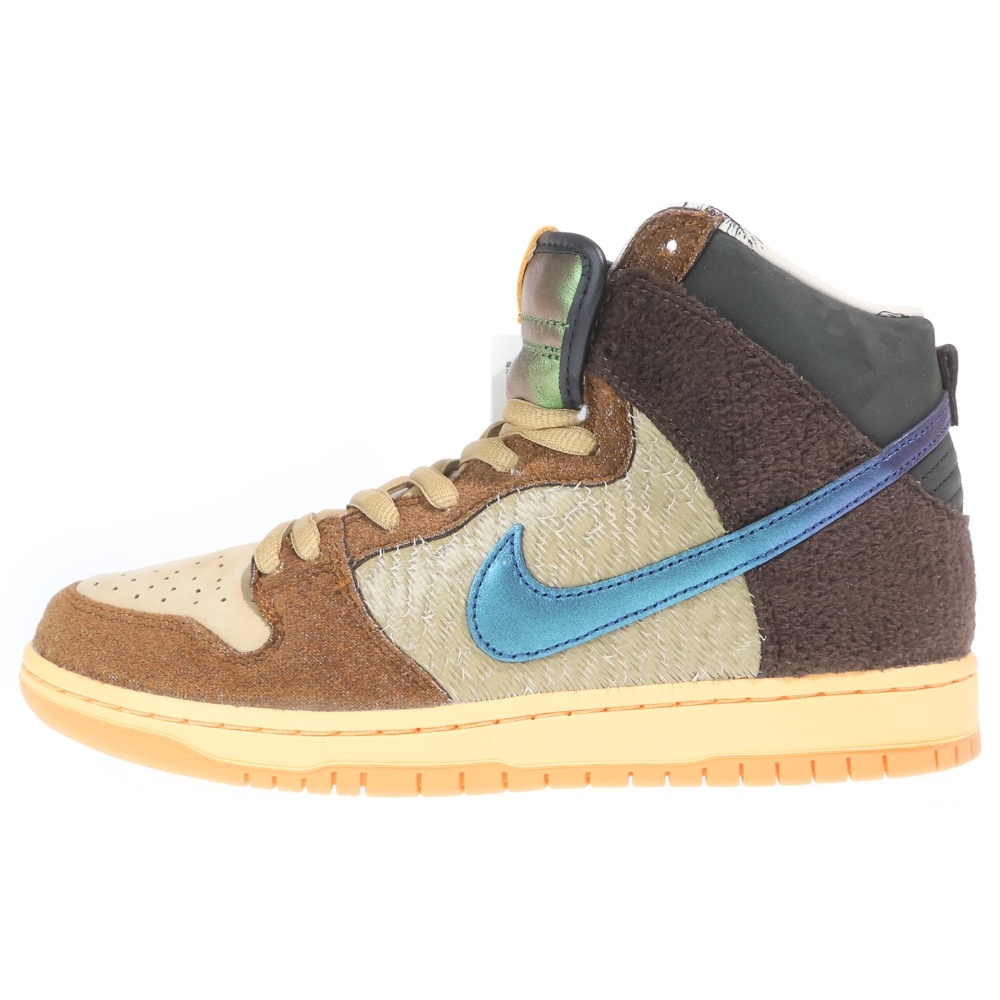 CONCEPTS DUNK HIGH DUCK DC6887-200 コンセプツ ダンク ハイカットスニーカー ブラウン US9/27cm Sランク