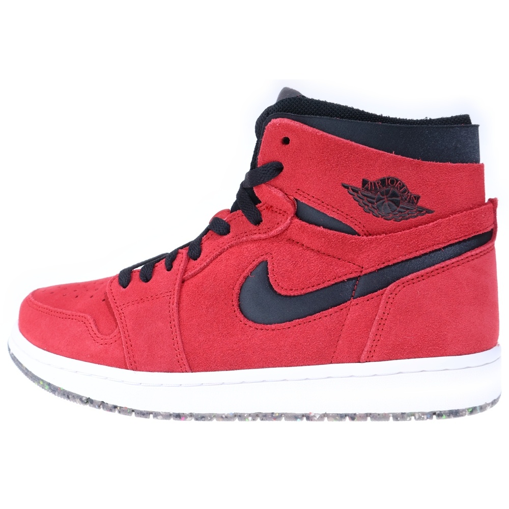 AIR JORDAN 1 HIGH ZOOM RED SUEDE エアジョーダン1 ズーム レッド スウェード ハイカットスニーカー レッド US9.5/27.5cm CT0978-600 Sランク