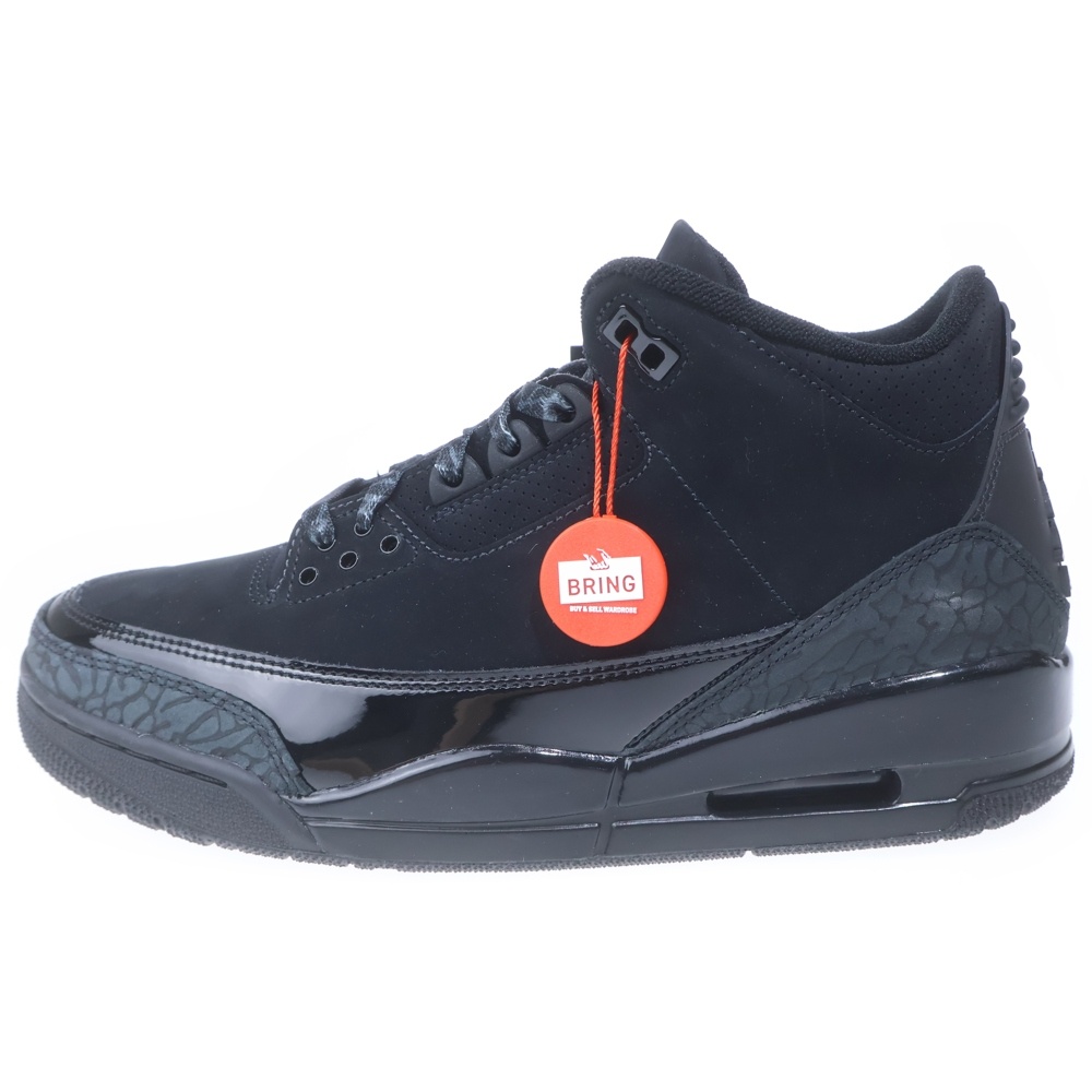 AIR JORDAN 3 RETRO BLACK CAT エアジョーダン3 レトロ ブラックキャット ハイカットスニーカー ブラック US9/27cm CT8532-001 Sランク