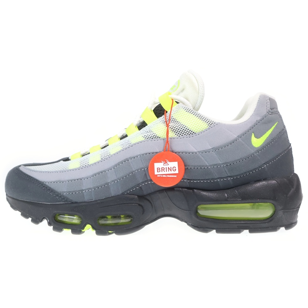 AIR MAX 95 OG NEON YELLOW エアマックス 95 イエローグラデ ローカットスニーカー グレー/イエロー US9/27cm CT1689-001 Aランク