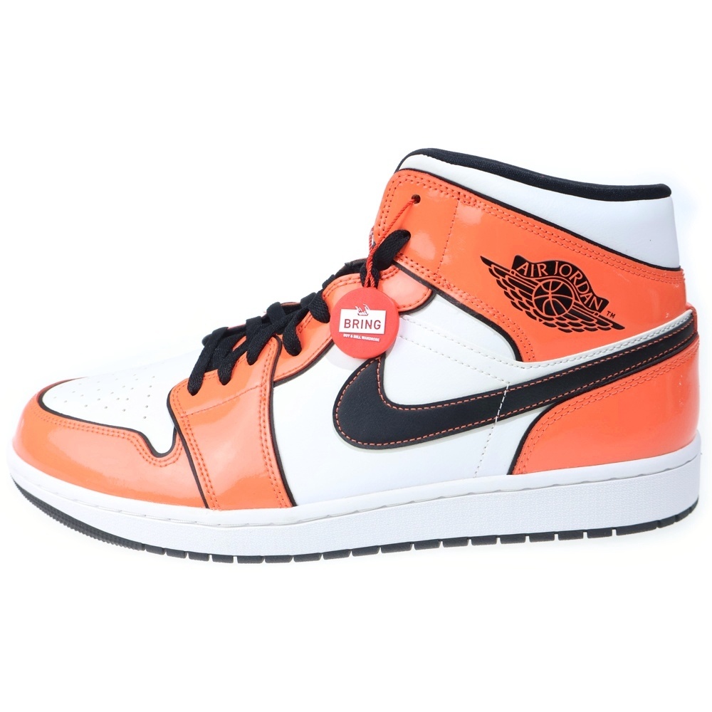 AIR JORDAN 1 MID SE TURF ORANGE エアジョーダン1 ターフオレンジ ミッドカットスニーカー オレンジ/ホワイト US14/32cm DD6834-802 Sランク