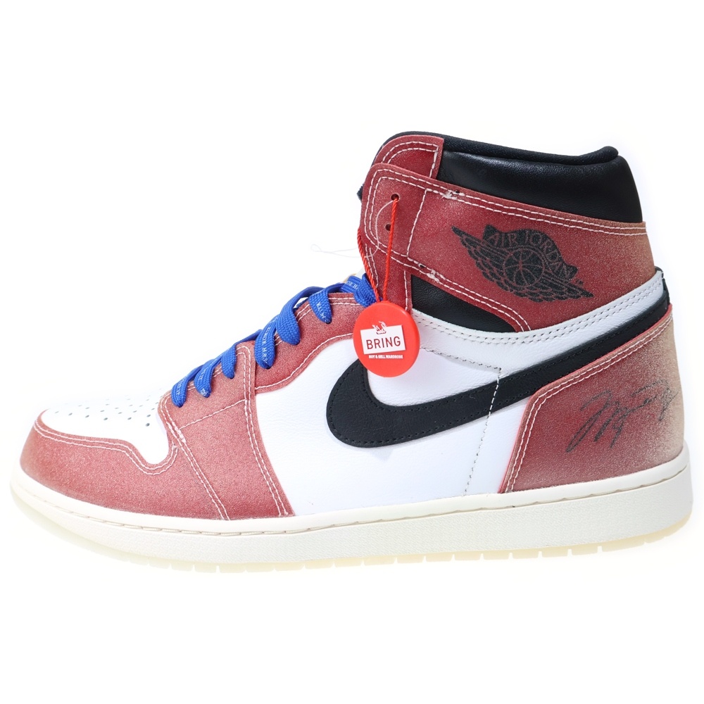 ×TROPHY ROOM AIR JORDAN 1 RETRO HIGH OG SP F&F トロフィールーム エアジョーダン1 ハイカットスニーカー ホワイト/レッド US14/32cm DA2728-100 Sランク