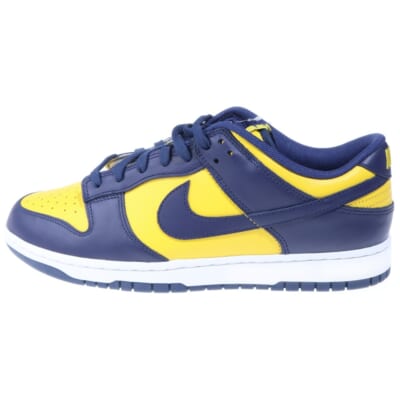 DUNK LOW RETRO MICHIGAN ダンク ミシガン ローカットスニーカー イエロー/ネイビー US12/30cm DD1391-700 Sランク
