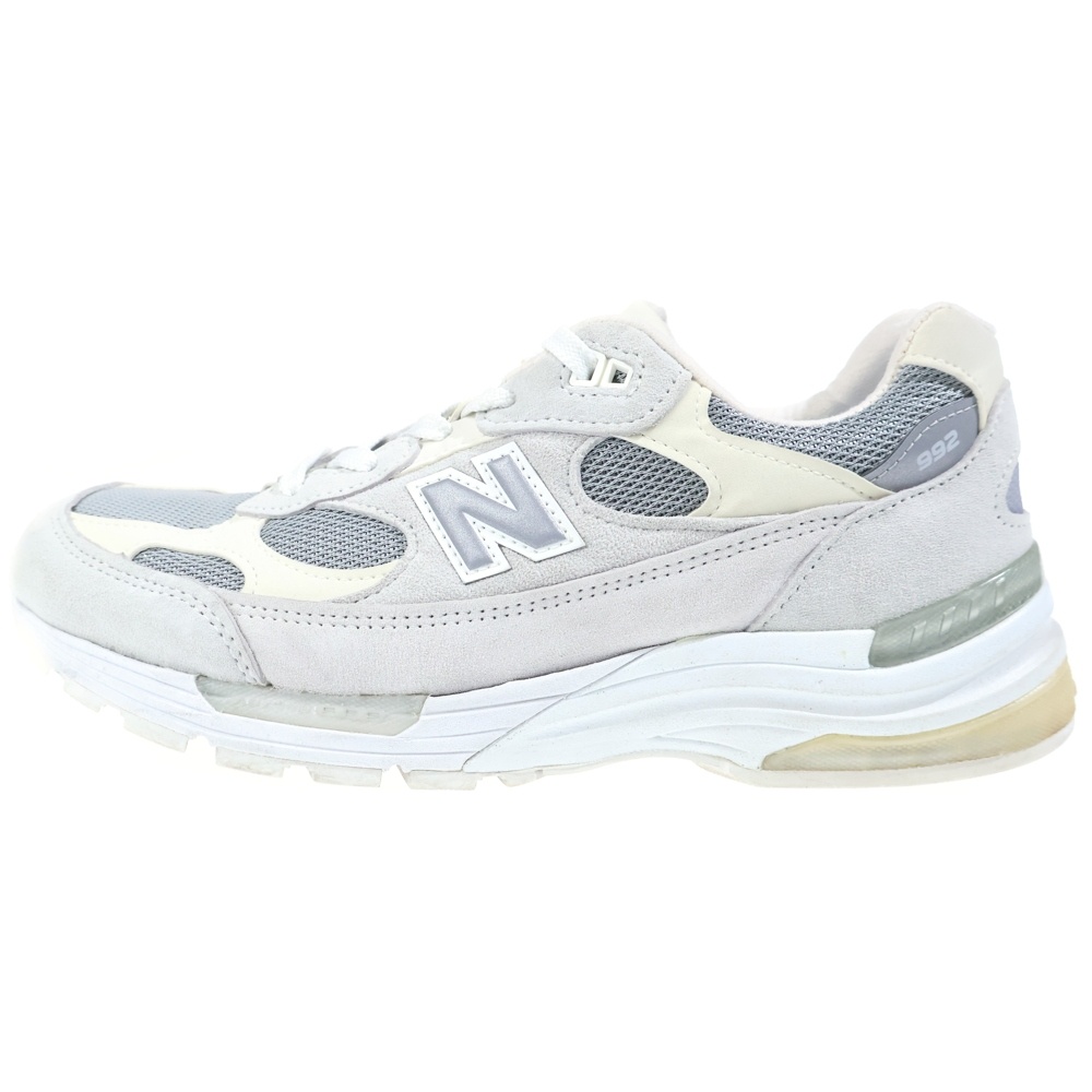 M992NC メッシュ スウェードレザー ローカットスニーカー グレー US9.5/27.5cm Aランク