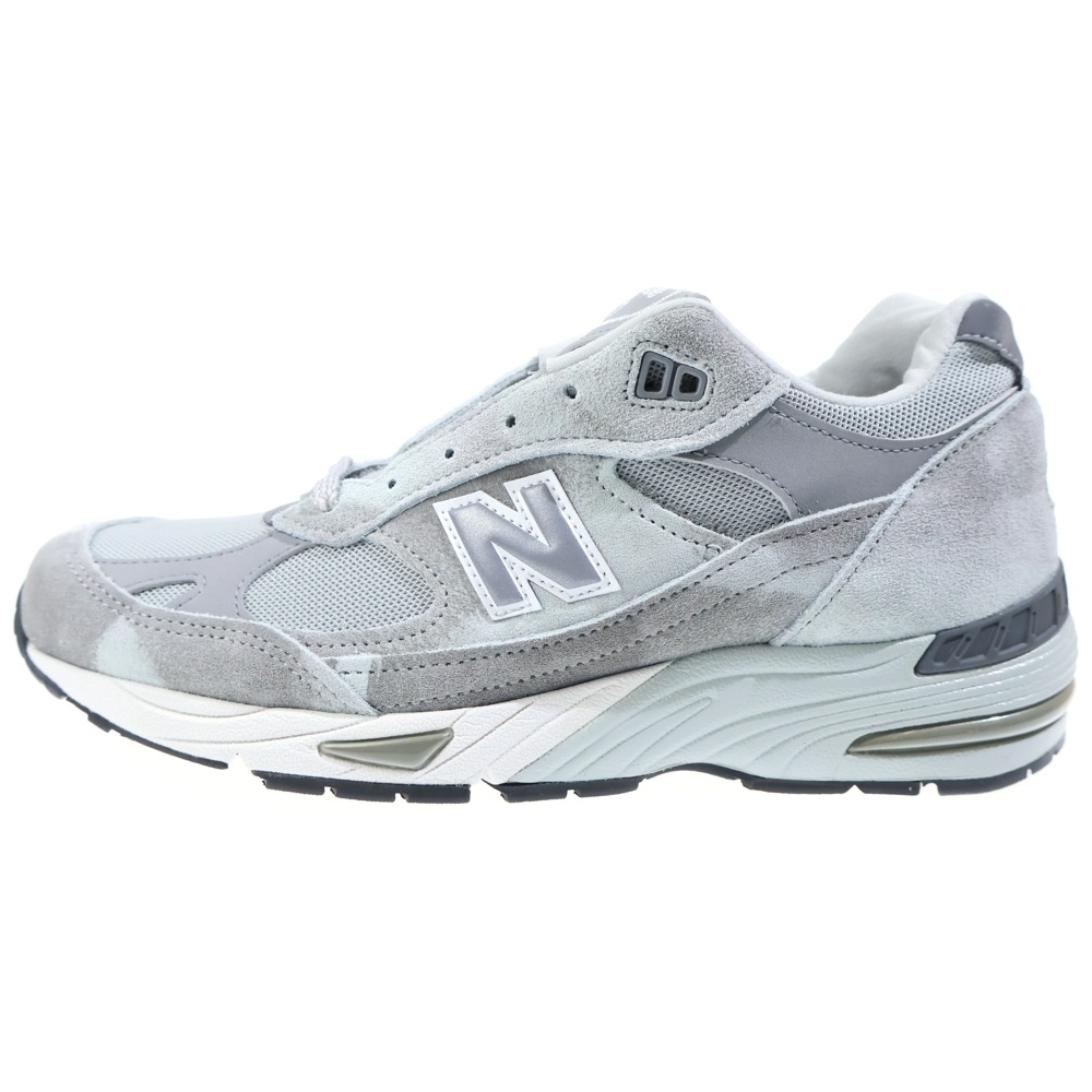 M991PRT メッシュ スウェードレザー ローカットスニーカー グレー US9/27cm Sランク