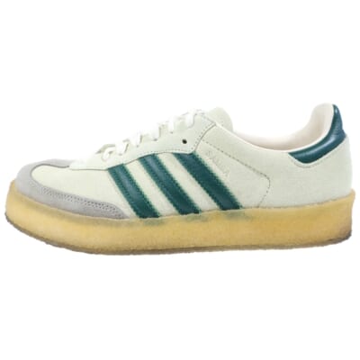 SAMBA KITH CLARKS Ronnie Fieg ローカットスニーカー ベージュ/グリーン US9/27cm ID7297 Aランク