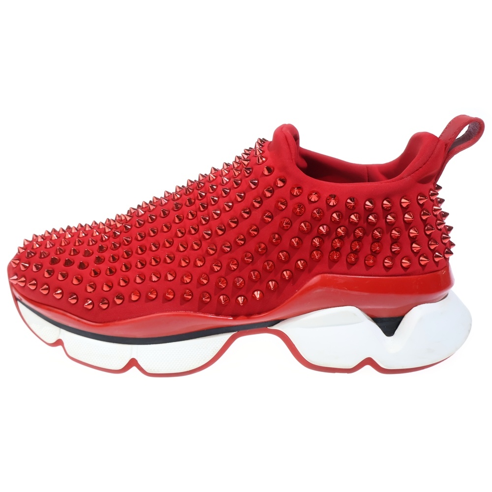 SPIKE SOCK スパイク ソック ローカット スニーカー レッド 1190270 Aランク