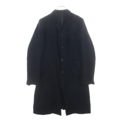 11AW IMIRROR期 ウールロングコート アウター ブラック H4302-1 Bランク