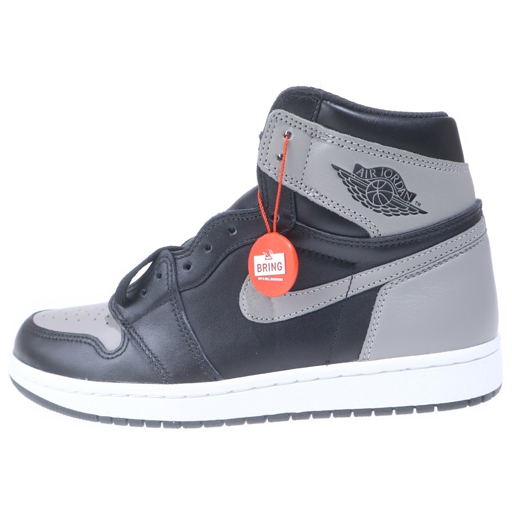 AIR JORDAN 1 RETRO HIGH OG SHADOW 555088-013 エアジョーダン1 シャドー ハイカットスニーカー ブラック/グレー US8.5/26.5cm Bランク