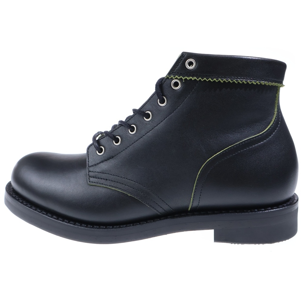 RDT-A12 COUPEN 7 TRONTO STEER コッペン トロントステア レザー レースアップブーツ シューズ ブラック US9/27cm Sランク
