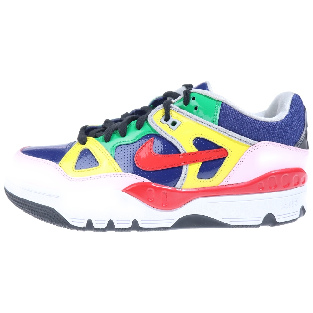 ×NIGO AIR FORCE 3 LOW SP Navy ニゴー エアフォース 3 ローカットスニーカー マルチ US10/28cm HQ1458-400 Bランク