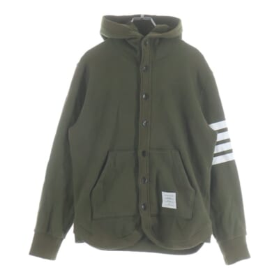 4BAR スウェット フーデッド カーディガン カーキ MJT003AK8029 Bランク