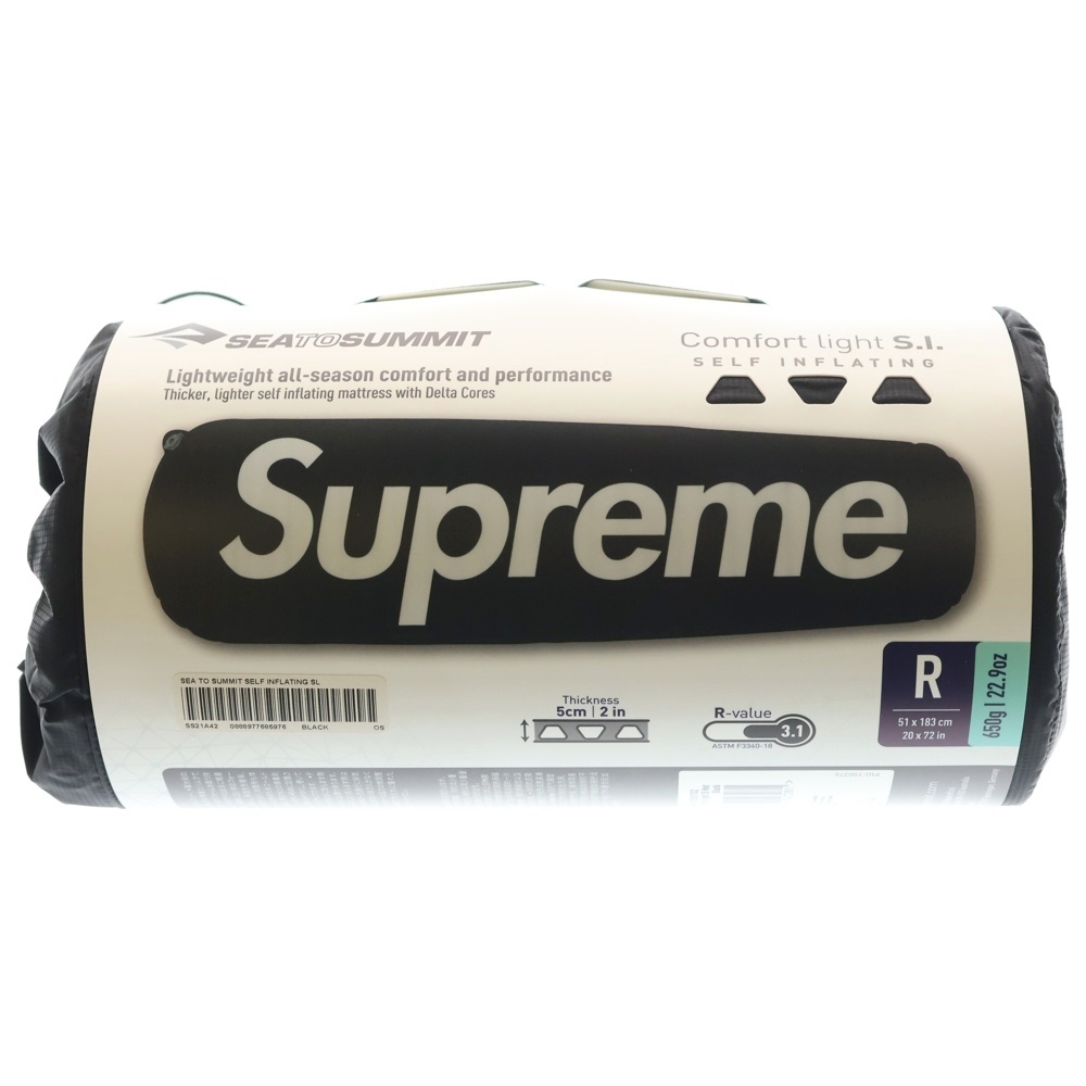 21SS Sea to Summit Self Inflating Sleeping Mat シートゥサミット セルフ インフラッティング スリーピングマット ブラック Sランク