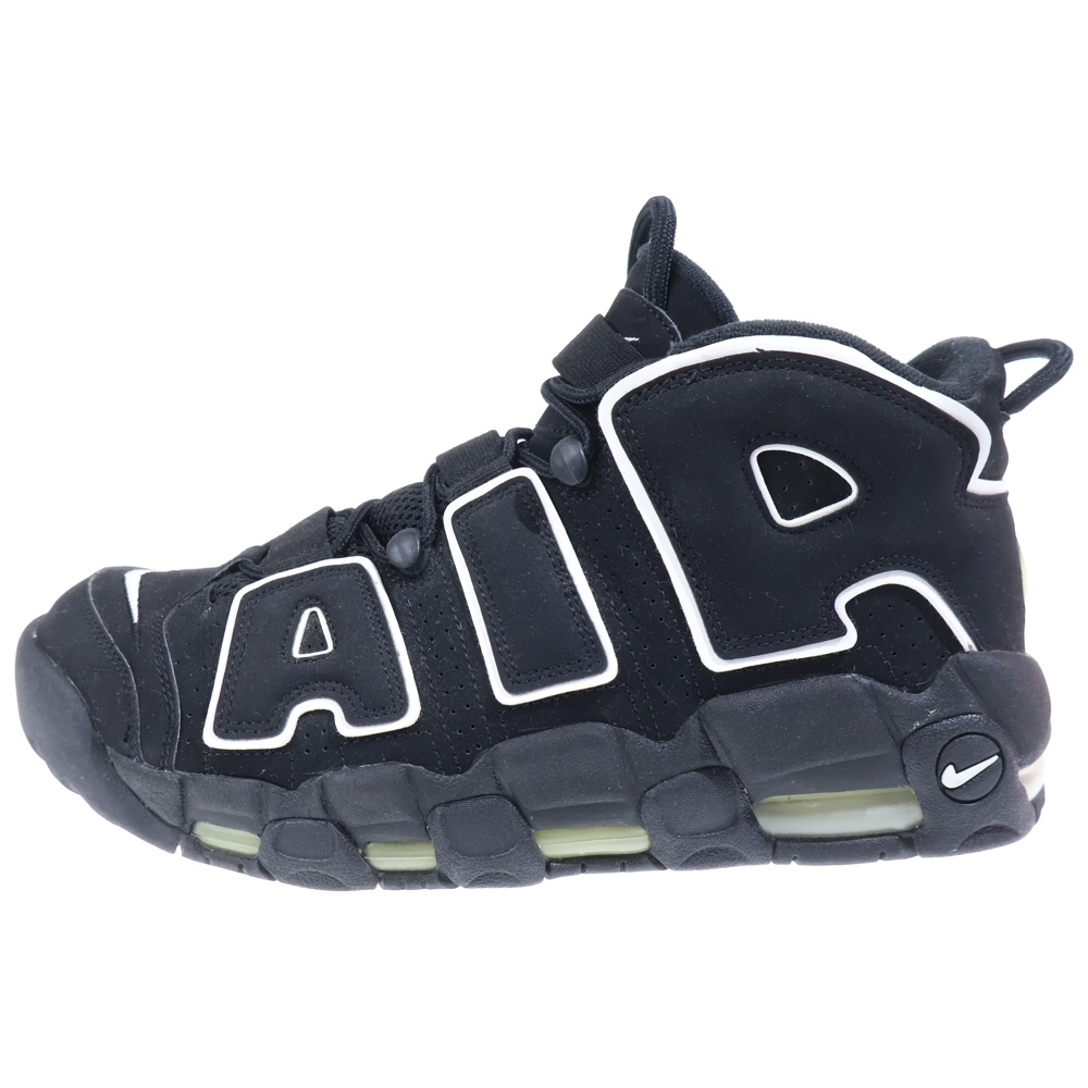 AIR MORE UPTEMPO エアモアアップテンポ ハイカットスニーカー ブラック US10.5/28.5cm 414962-002 Bランク