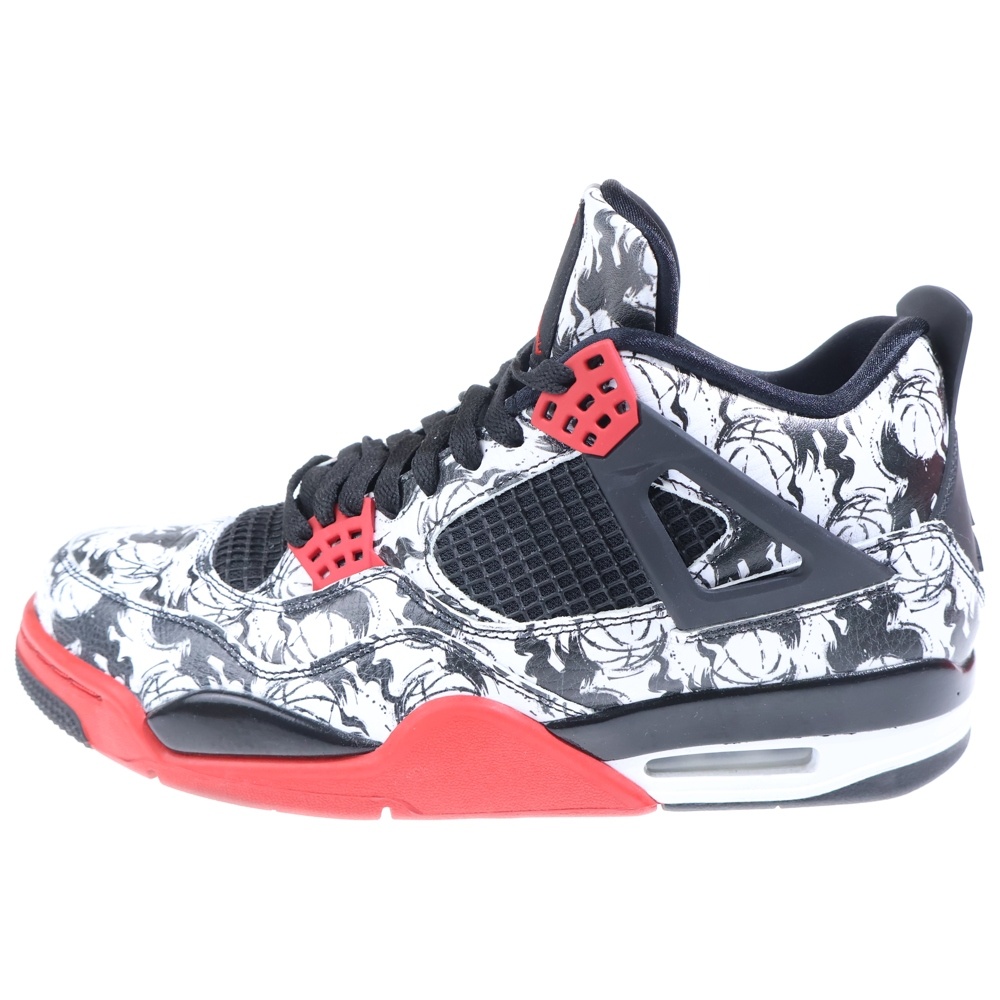 AIR JORDAN 4 RETRO TATTOO エアジョーダン 4 レトロ タトゥー ハイカットスニーカー マルチカラー US10.5/28.5cm BQ0897-006 Bランク