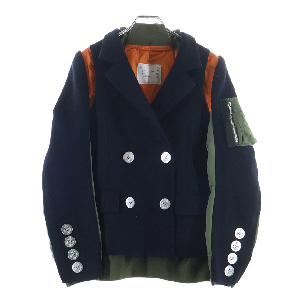 21AW Nylon Twill Blouson 再構築 ナイロン ツイル ブルゾン ジャケット ブラック/オリーブ Aランク