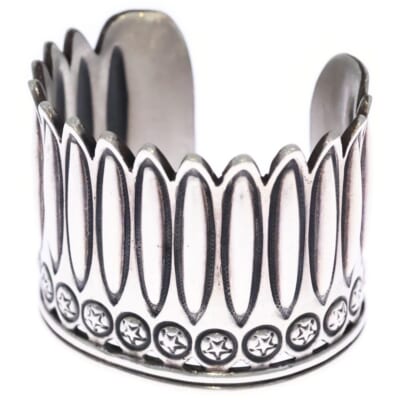 FEATHER HEAD STAR CUFF フェザーヘッドスターバングル シルバー Bランク