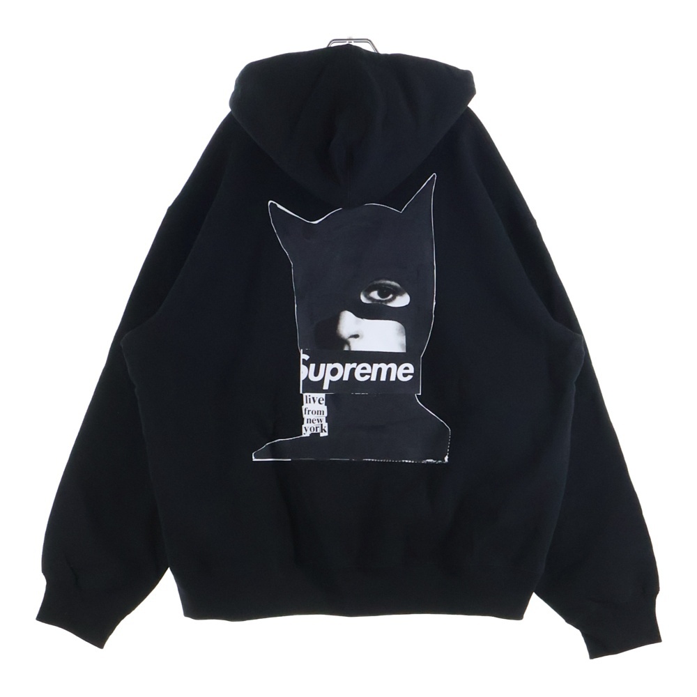 23AW Catwoman Hooded Sweatshirt キャットウーマン スウェットパーカー ブラック Sランク