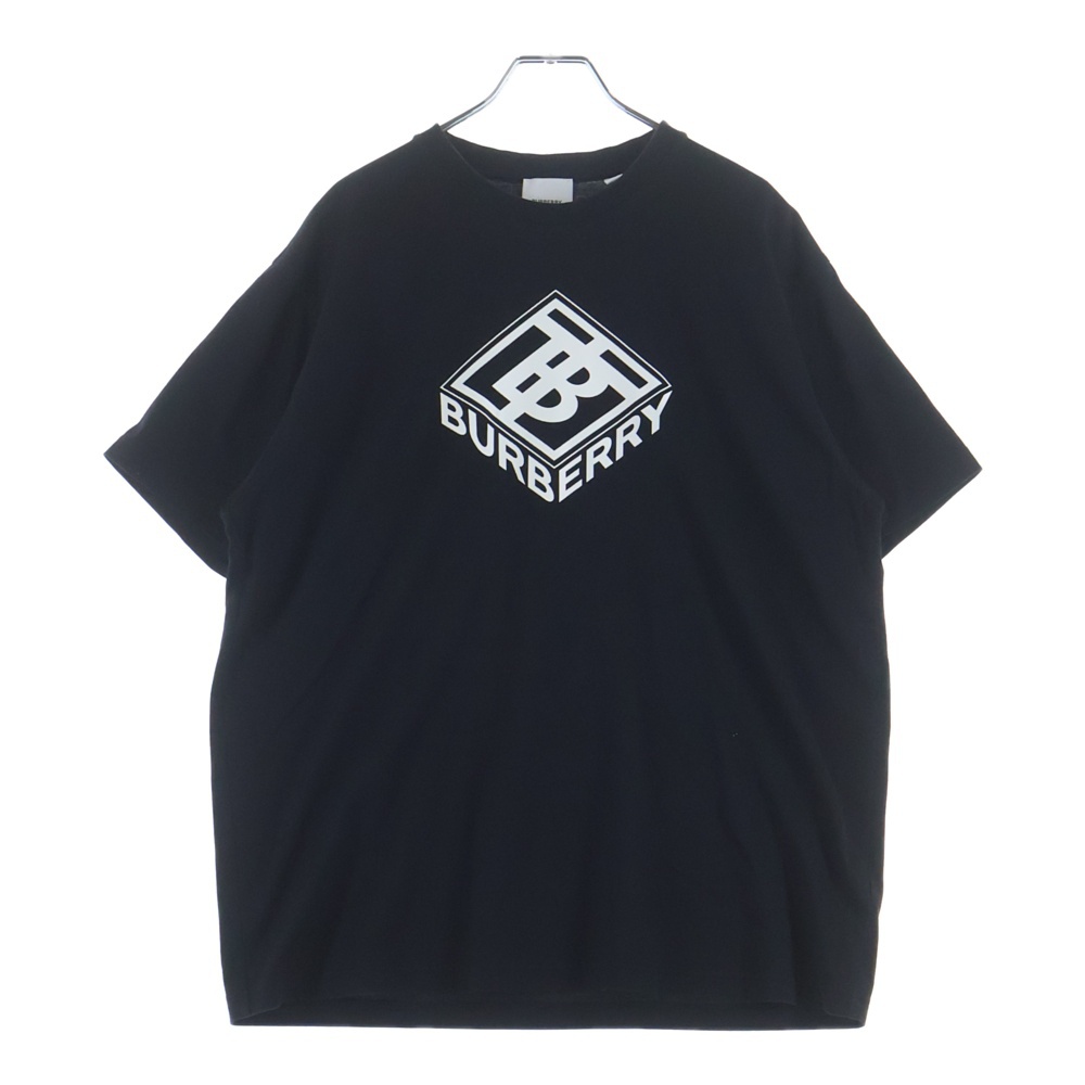 TBロゴプリント クルーネック 半袖Tシャツ カットソー ブラック 8038543 Bランク