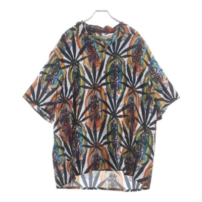 21SS ×BUDSPOOL HAWAIIAN SHIRT TYPE-1 舐達麻 バッヅプール フロントポケット ハワイアン アロハ 半袖シャツ マルチ NMD-WM-HI02 Sランク