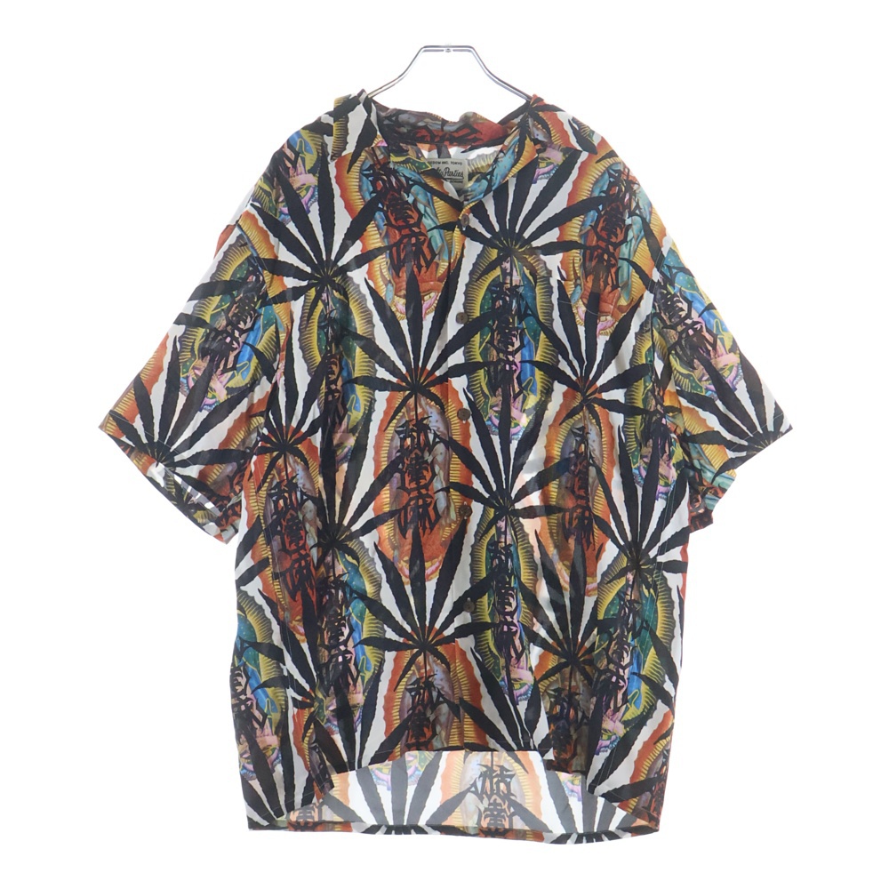 21SS ×BUDSPOOL HAWAIIAN SHIRT TYPE-1 舐達麻 バッヅプール フロントポケット ハワイアン アロハ 半袖シャツ マルチ NMD-WM-HI02 Sランク