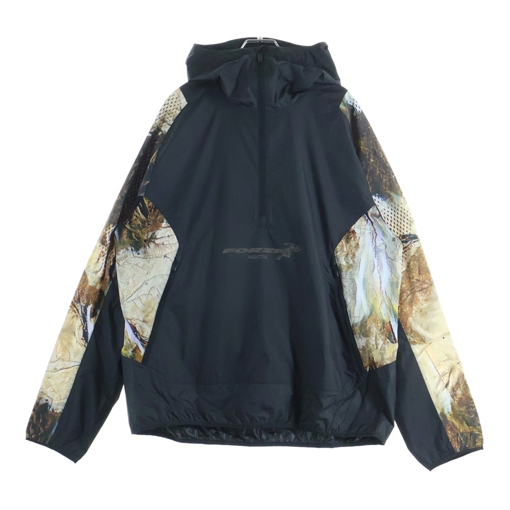 ×NOCTA M NRG RUN JKT HD ノクタ ハーフジップ フーディージャケット ブラック FJ3009-010 Bランク